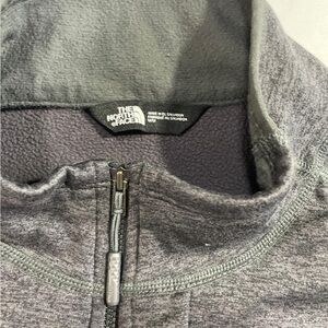 The North Face Charcoal Quarter-Zip Fleece